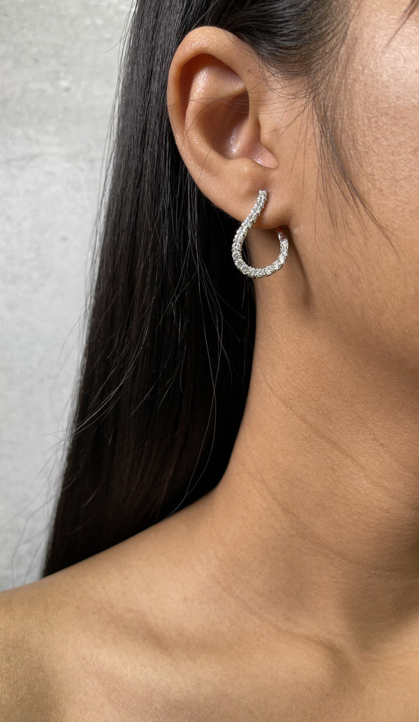 Diamond Tear Drop Earrings - R&R Jewelers 