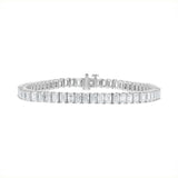 Emerald Cut Diamond Tennis Bracelet