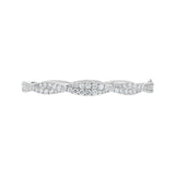 Infinity Diamond Cluster Bangle