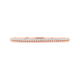 Two-Row Round Shaped Diamond Beaded Bangle