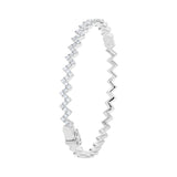 Criss Cross Diamond Bangle