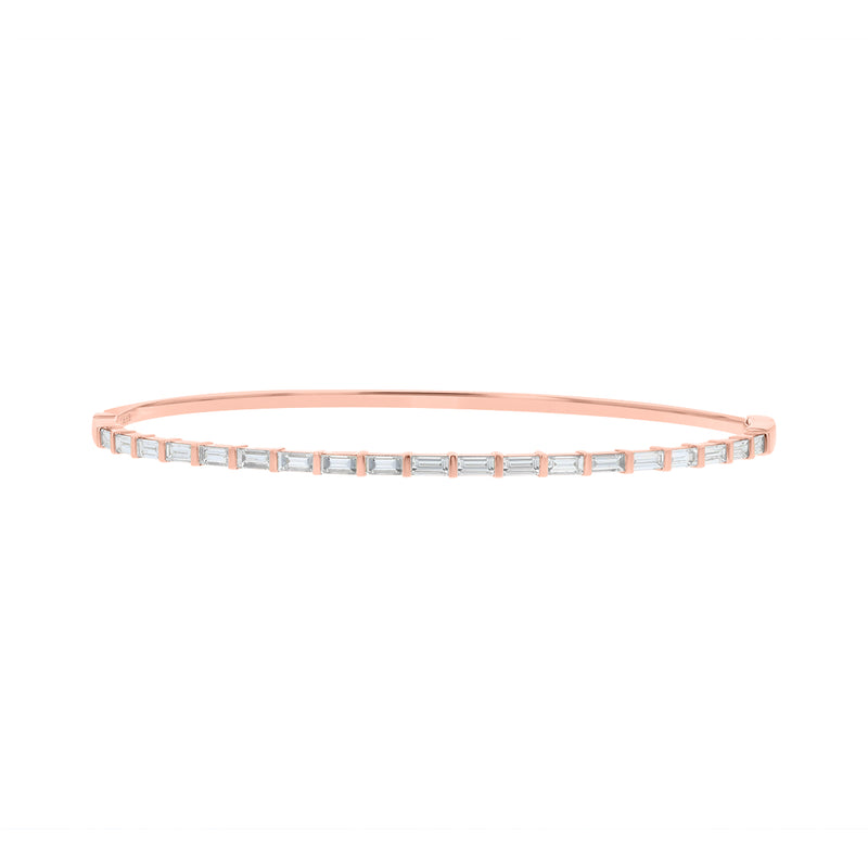 Baguette Diamond Bangle