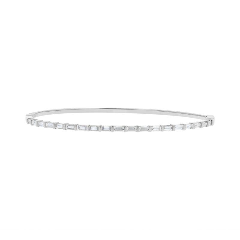 Baguette Diamond Bangle