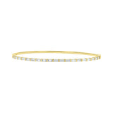 Baguette Diamond Bangle