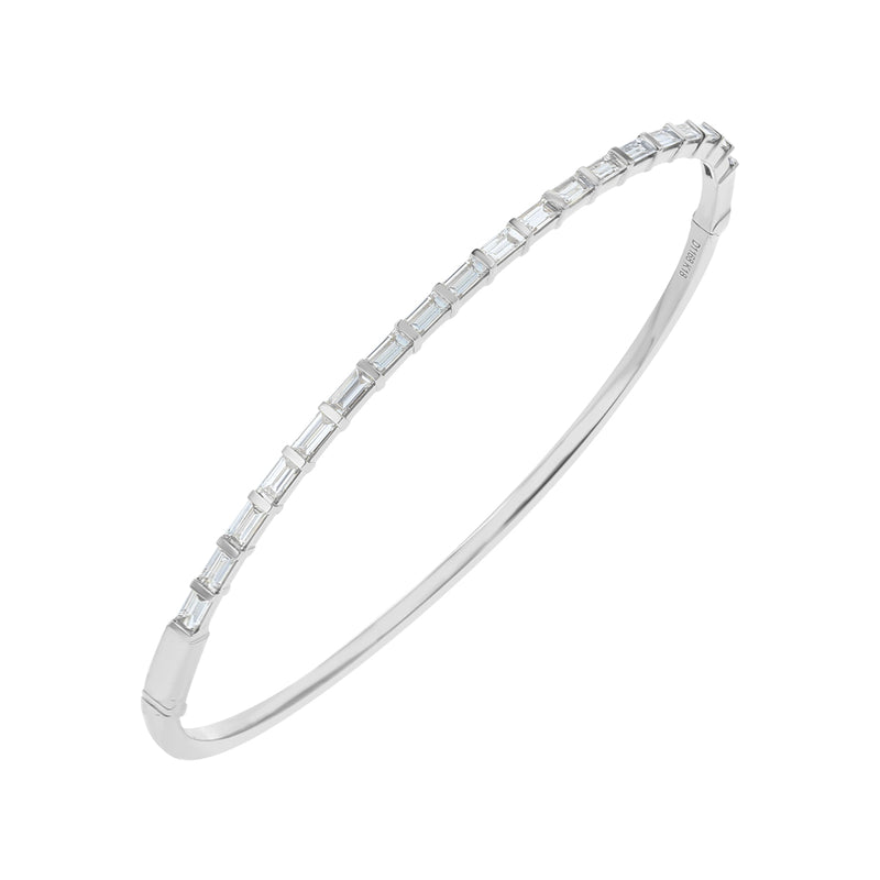 Baguette Diamond Bangle