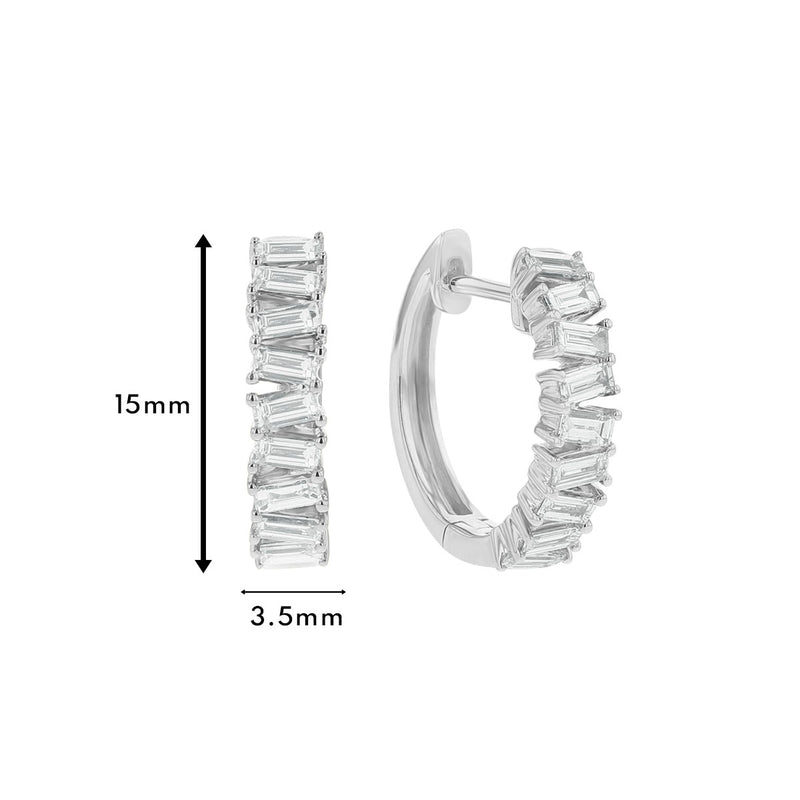 DIAMOND HOOP EARRINGS