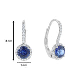 Diamond & Sapphire Earrings