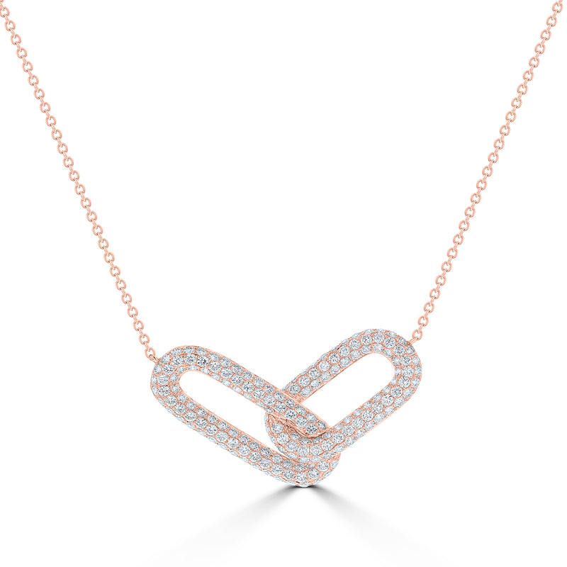 Interlocked Diamond Pendant