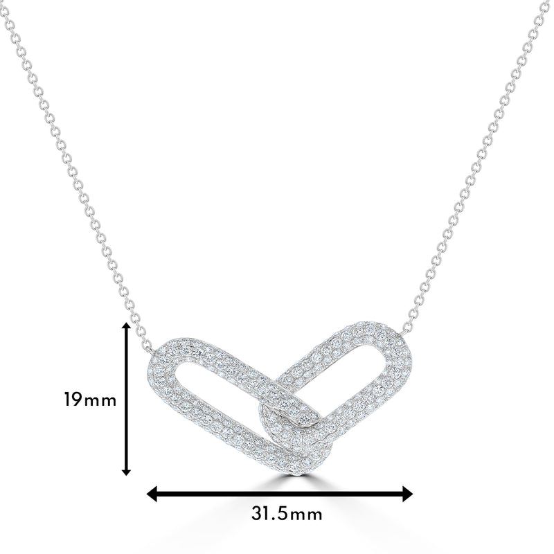 Interlocked Diamond Pendant