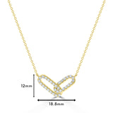 Petite Interlocked Diamond Pendant