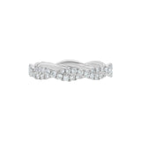 Braided Diamond Eternity Band