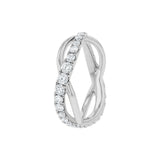 Diamond & Gold Infinity Ring