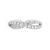 Infinity Diamond Intertwined Eternity Band