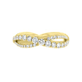 Infinity Diamond Intertwined Eternity Band