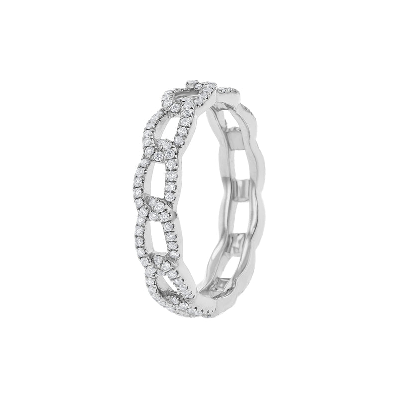 Diamond Eternity Link Ring