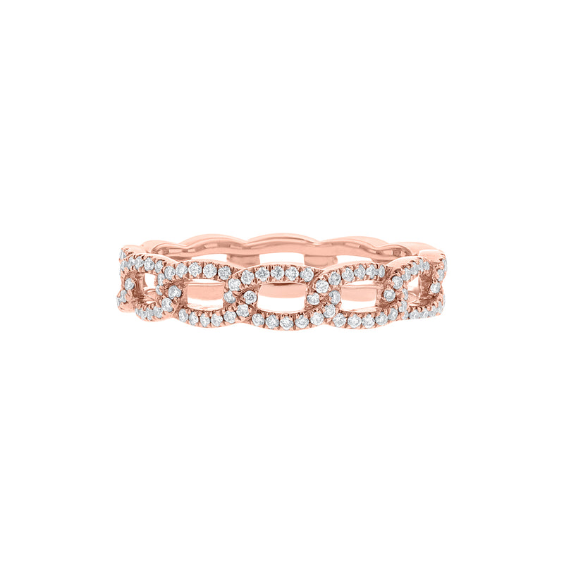 Diamond Eternity Link Ring