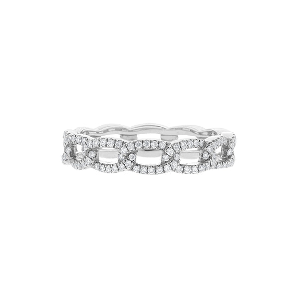 Diamond Eternity Link Ring