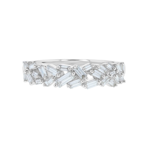 Scattered Baguette Diamond Ring