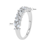 Scattered Baguette Diamond Ring