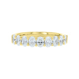 Halfway Oval Diamond Ring