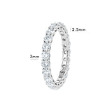 Shared Prong Diamond Eternity Band