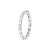 East to West Baguette Shaped Diamond Eternity Band