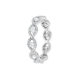 Intertwined Diamond Eternity Band