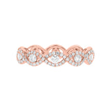 Intertwined Diamond Eternity Band