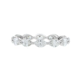 East to West Marquise Eternity Ring