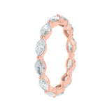 East to West Marquise Diamond Eternity Ring