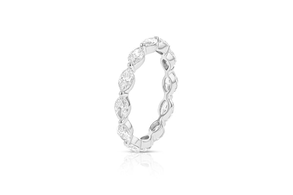 East to West Marquise Eternity Ring