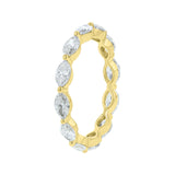 East to West Marquise Eternity Ring