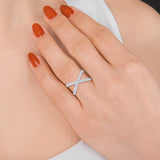 Diamond X Ring