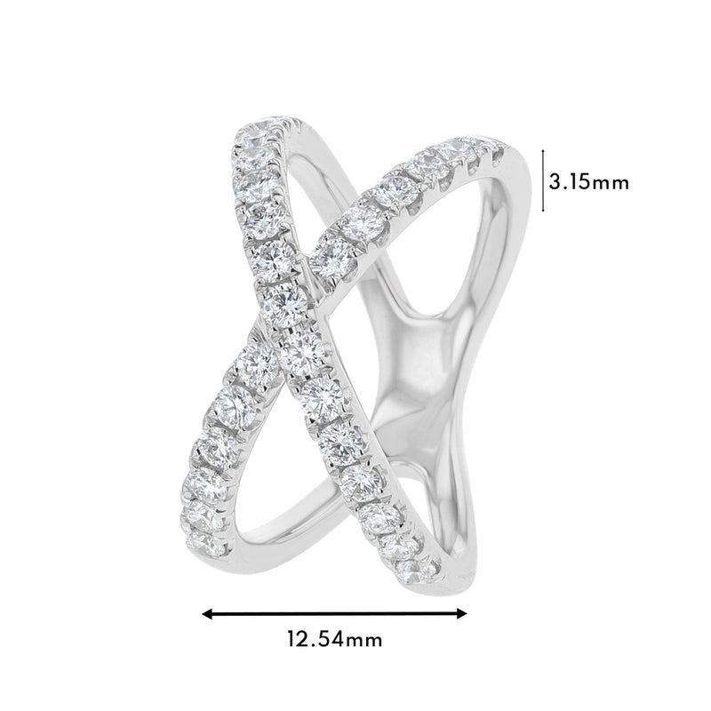 Diamond X Ring