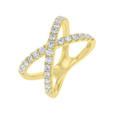 Diamond X Ring