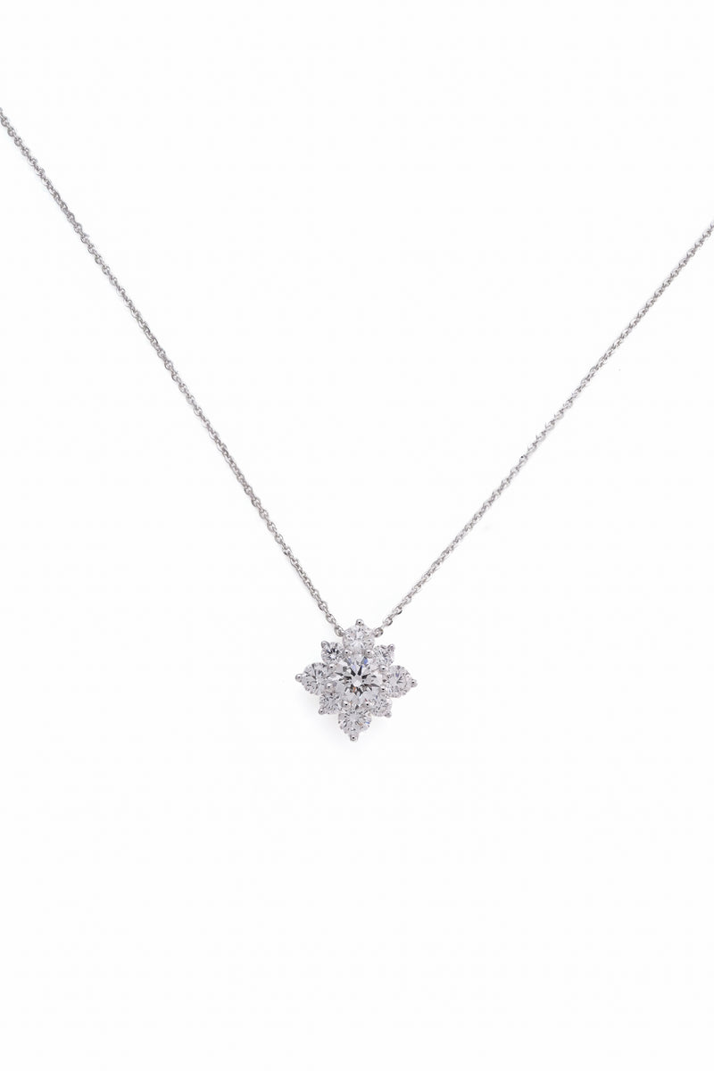 lab grown diamond pendant