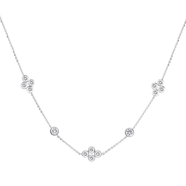 LAB GROWN Diamond Station Necklace