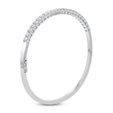 Round Brilliant Diamond Bangle - R&R Jewelers 