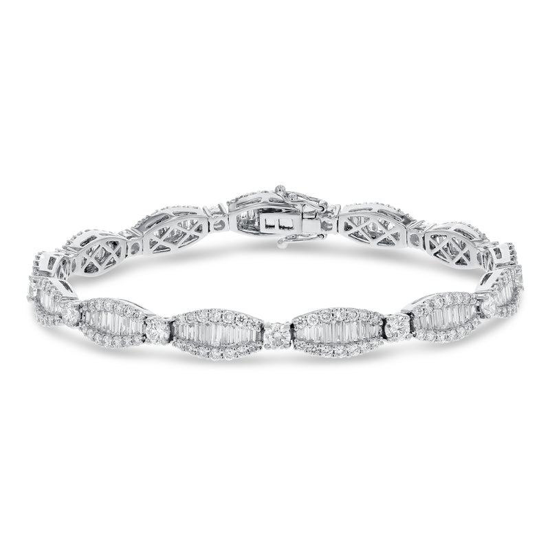 Baguette Diamond Bracelet - R&R Jewelers 