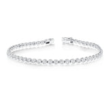 Bezel Set Diamond Tennis Bracelet - R&R Jewelers 