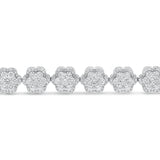 Diamond Cluster Bracelet - R&R Jewelers 