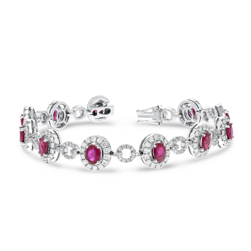 Shop Ruby Bracelets for Women | Angara