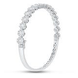 Diamond Cluster Bangle - R&R Jewelers 