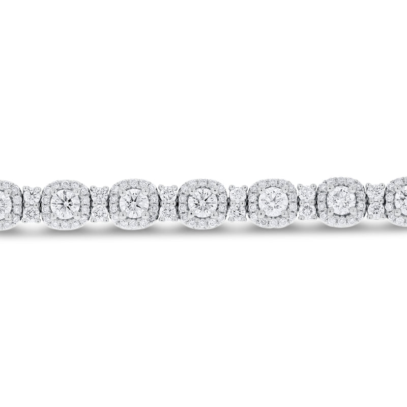 Diamond Cluster Bracelet - R&R Jewelers 