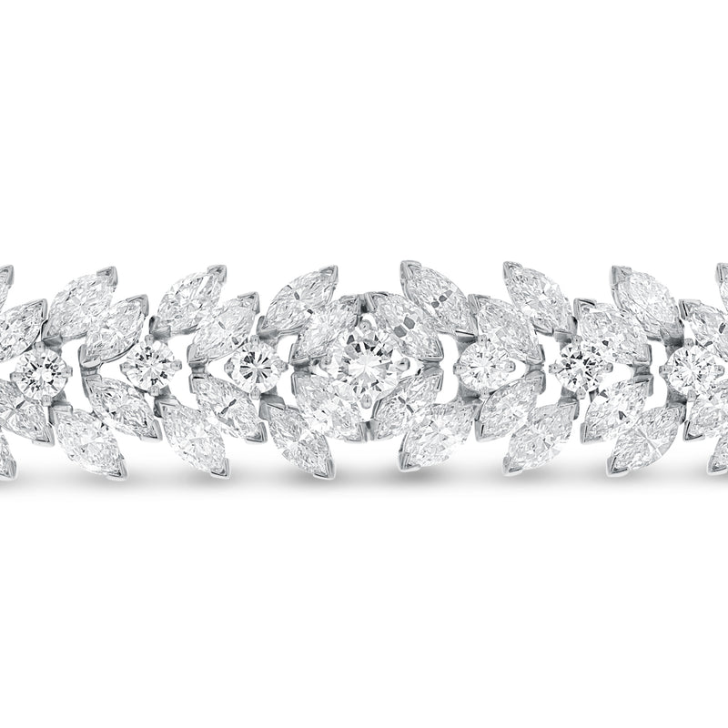 Marquise Diamond Bracelet - R&R Jewelers 