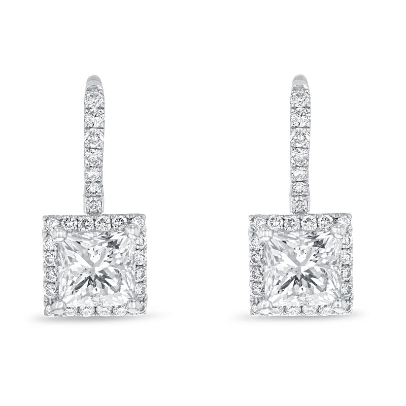 Diamond Drop Earrings - R&R Jewelers 