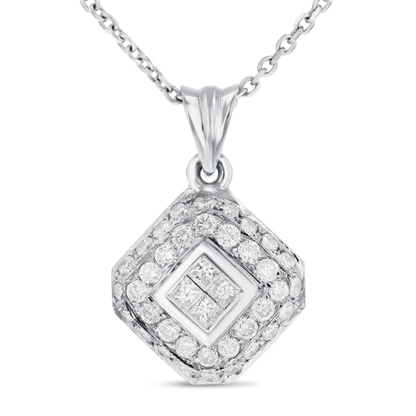 Diamond Drop Pendant - R&R Jewelers 