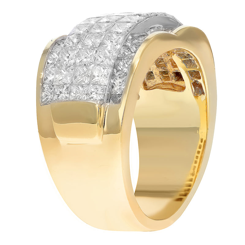 Invisible Set Diamond Statement Ring - R&R Jewelers 