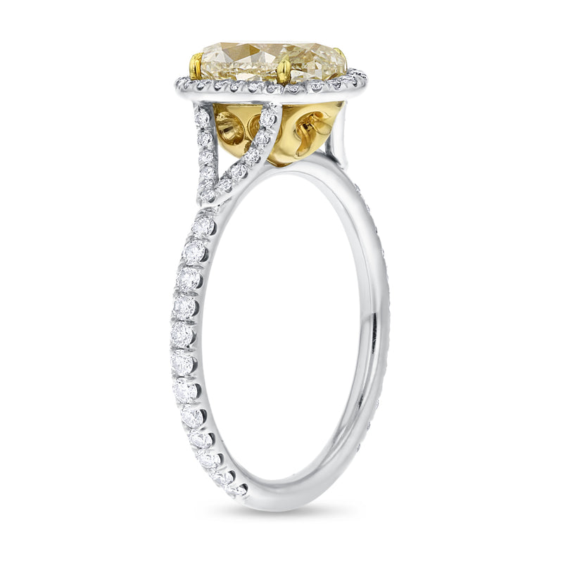 Yellow Diamond Engagement Ring - R&R Jewelers 