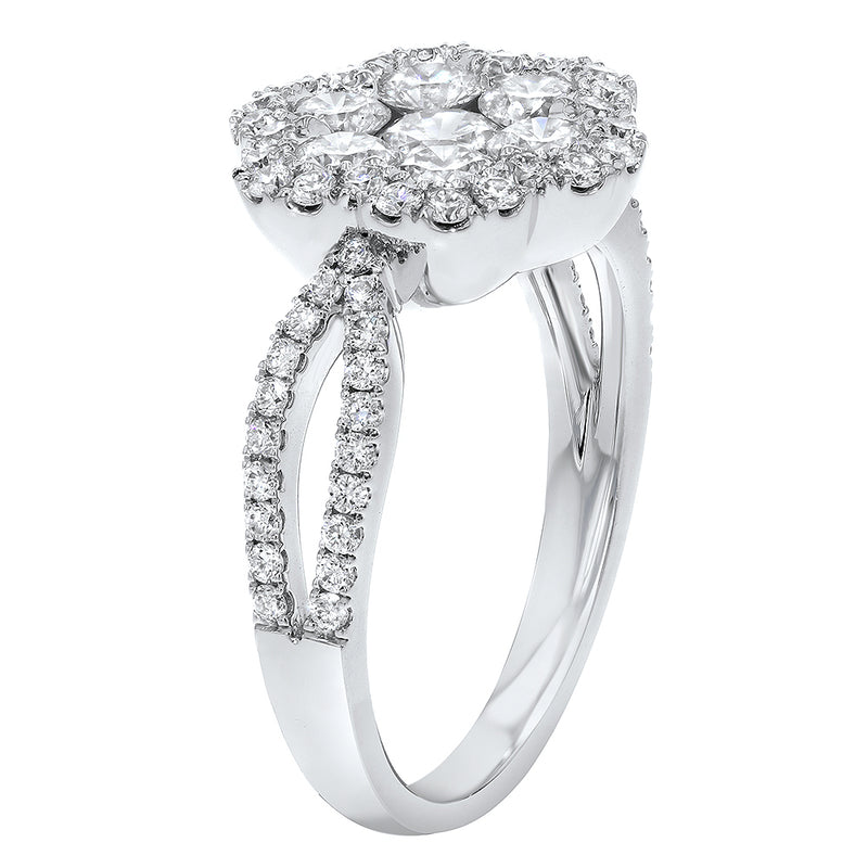 Diamond Cluster Statement Ring - R&R Jewelers 